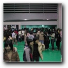Toute la queue c'est pour un seul stand!